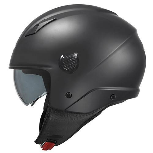 CASCO DEMI-JET KV58 NERO OPACO KAPPA