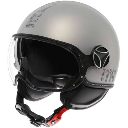 CASCO JET FGTR EVO MOMODESIGN E2206 HIP MATT GREY CERULEAN GREY | MOMO DESIGN