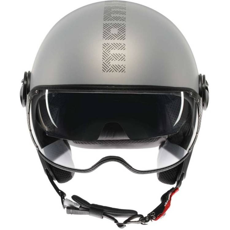 CASCO JET FGTR EVO MOMODESIGN E2206 HIP MATT GREY CERULEAN GREY | MOMO DESIGN