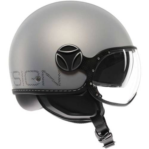CASCO JET FGTR EVO MOMODESIGN E2206 HIP MATT GREY CERULEAN GREY | MOMO DESIGN