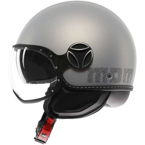 CASCO JET FGTR EVO MOMODESIGN E2206 HIP MATT GREY CERULEAN GREY | MOMO DESIGN