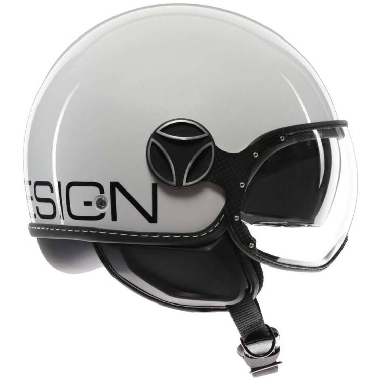 CASCO JET FGTR EVO MOMODESIGN E2206 MONO WHITE QUARZ BLACK | MOMO DESIGN