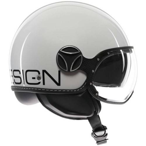 CASCO JET FGTR EVO MOMODESIGN E2206 MONO WHITE QUARZ BLACK | MOMO DESIGN
