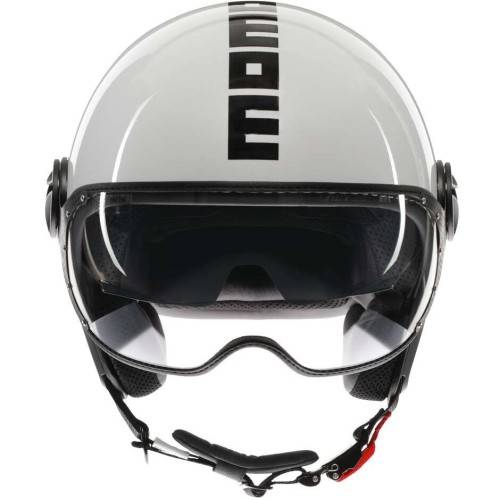 CASCO JET FGTR EVO MOMODESIGN E2206 MONO WHITE QUARZ BLACK | MOMO DESIGN
