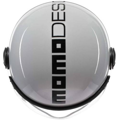 CASCO JET FGTR EVO MOMODESIGN E2206 MONO WHITE QUARZ BLACK | MOMO DESIGN