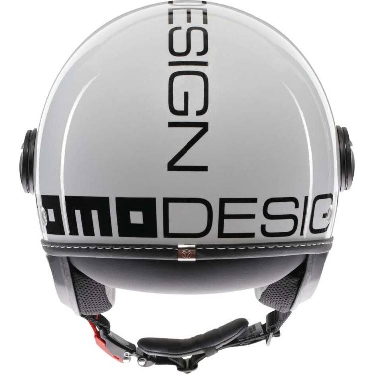 CASCO JET FGTR EVO MOMODESIGN E2206 MONO WHITE QUARZ BLACK | MOMO DESIGN