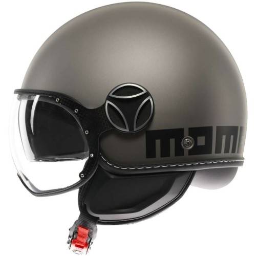 CASCO JET FGTR EVO MOMODESIGN E2206 MONO MATT TITANIUM FROST BLACK | MOMO DESIGN