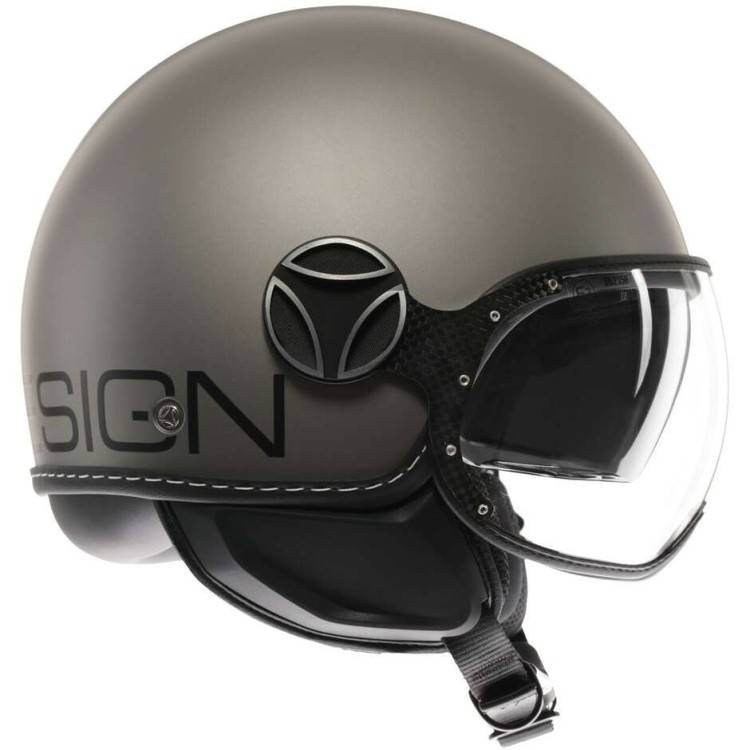 CASCO JET FGTR EVO MOMODESIGN E2206 MONO MATT TITANIUM FROST BLACK | MOMO DESIGN