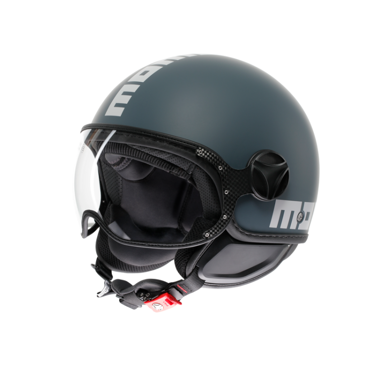 CASCO JET FGTR CLASSIC MOMODESIGN E2206 CANDY MATT OTTANIO GREY WHITE | MOMO DESIGN