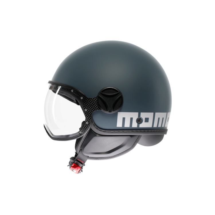 CASCO JET FGTR CLASSIC MOMODESIGN E2206 CANDY MATT OTTANIO GREY WHITE | MOMO DESIGN