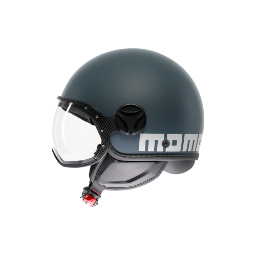 CASCO JET FGTR CLASSIC MOMODESIGN E2206 CANDY MATT OTTANIO GREY WHITE | MOMO DESIGN