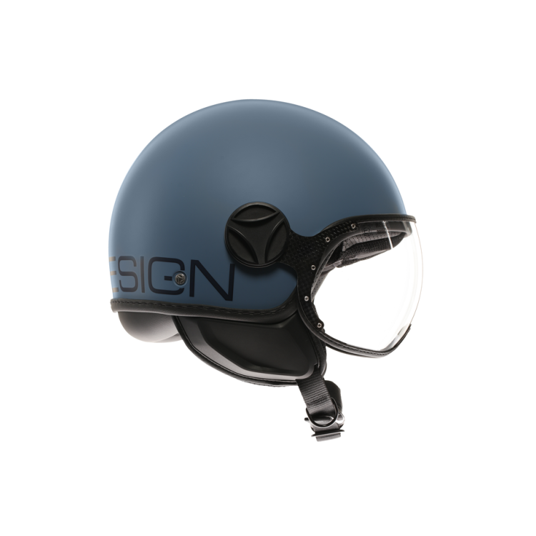 CASCO JET FGTR CLASSIC MOMODESIGN E2206 MONO MATT DUSTY BLUE BLUE | MOMO DESIGN