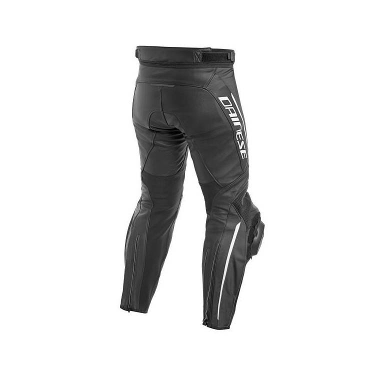DAINESE DELTA 3 LEATHER PANTS-948-BLACK/BLACK/WHITE