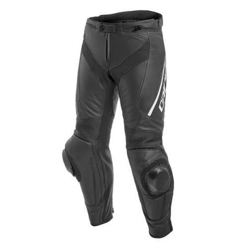DAINESE DELTA 3 LEATHER PANTS-948-BLACK/BLACK/WHITE