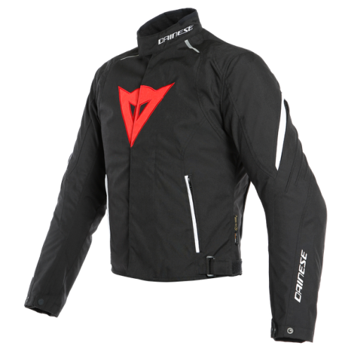 DAINESE LAGUNA SECA 3 D-DRY JACKET-A77-BLACK/LAVA-RED/WHITE