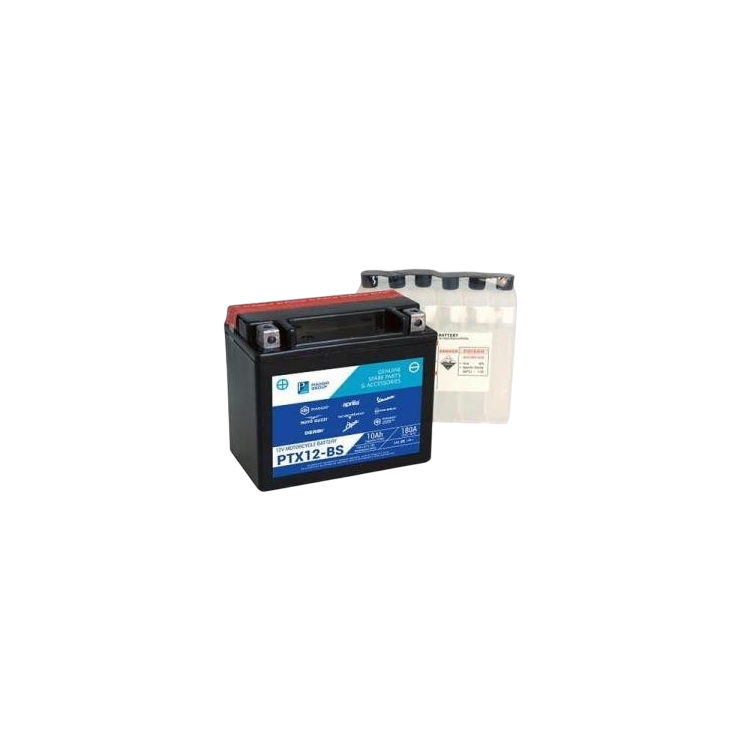 1R000318 | BATTERIA PTX12-BS (12V 10Ah) | PIAGGIO RICAMBI ORIGINALI