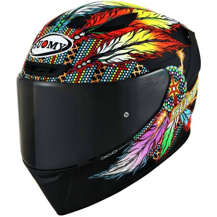 CASCO TRACK-1 CHIEFTAIN MATT BLACK /E06  | SUOMY