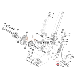 1D0005255 | SENSORE ABS ATTIVO COMPLETO | PIAGGIO RICAMBI ORIGINALI