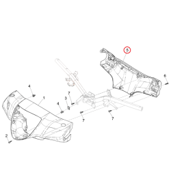 1B001353000Q5 | ...S - COPRIMANUBRIO | PIAGGIO RICAMBI ORIGINALI