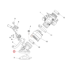 1A007413 | RACCORDO AMMISSIONE | PIAGGIO RICAMBI ORIGINALI