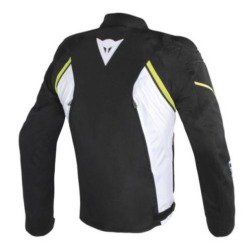 DAINESE AVRO D2 TEX JACKET-Q90-BLACK/WHITE/YELLOW-FLUO