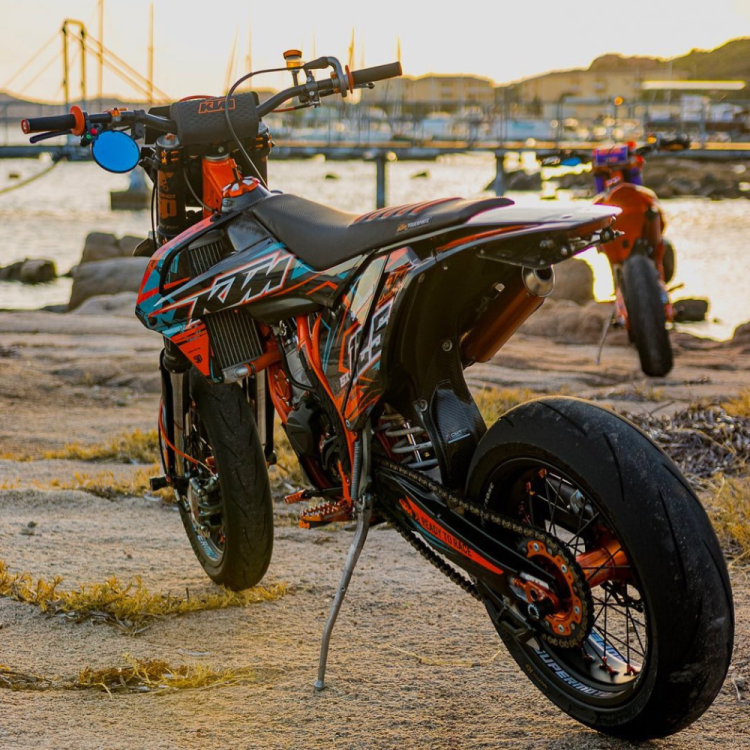 RETROVISORE FLEXI CARBON  SUPERMOTARD  7699CA SX-DX | FAR