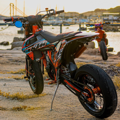 RETROVISORE FLEXI CARBON  SUPERMOTARD  7699CA SX-DX | FAR