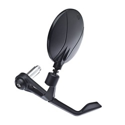 RETROVISORE BAR END CON PARALEVA INTEGRATO -BLACK STAR- – COD. 7794 DX | FAR