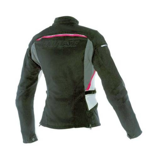 DAINESE ARYA LADY TEX JACKET-T21-BLACK/DARK-GULL-GRAY/FUCHSIA