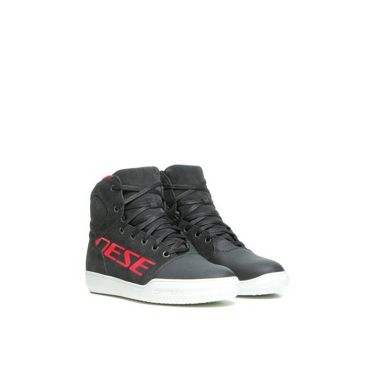 DAINESE YORK D-WP SHOES-08D-DARK-CARBON/RED