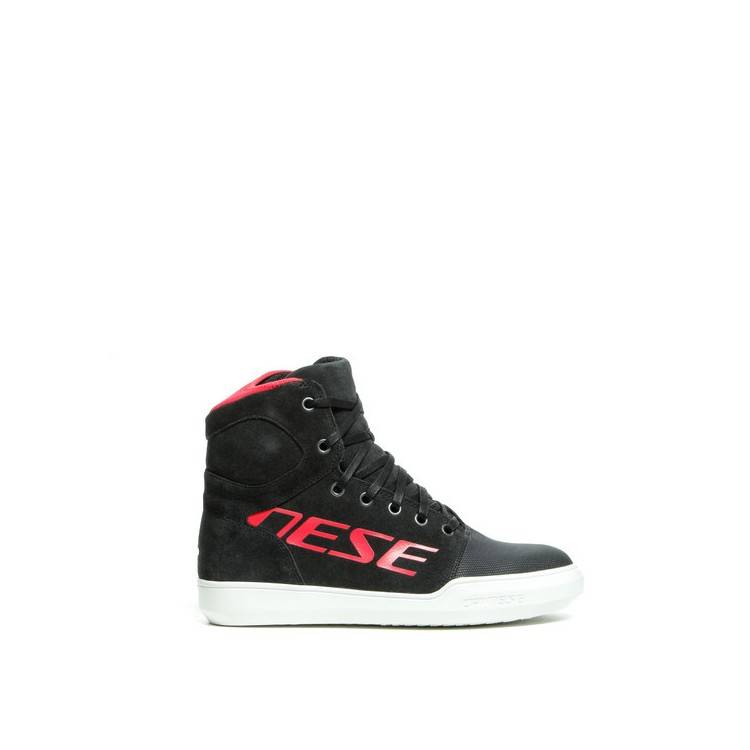 DAINESE YORK D-WP SHOES-08D-DARK-CARBON/RED