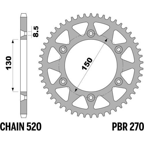 270 47 C45 | CORONE HON/YAM Z47 C45 C.520 | PBR