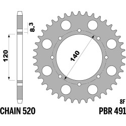 491 46 C45 | CORONE KAWASAKI 500 Z46 C45 C.520 | PBR