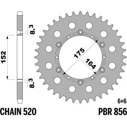 856 42 C45 | CORONE YAMAHA Z42 C45 C.520 | PBR