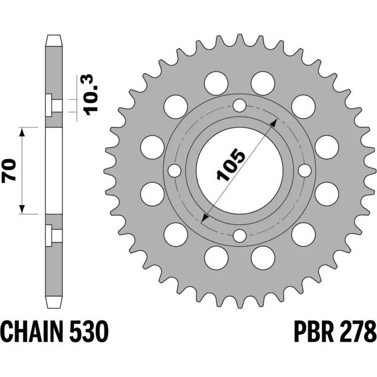 278 38 C45 | CORONE Z38 C45 C.530 | PBR