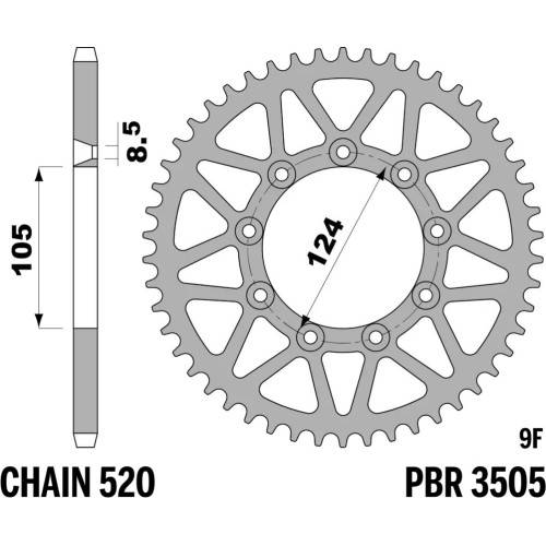 3505 52 C45 | CORONE Z52 C45 C.520 | PBR