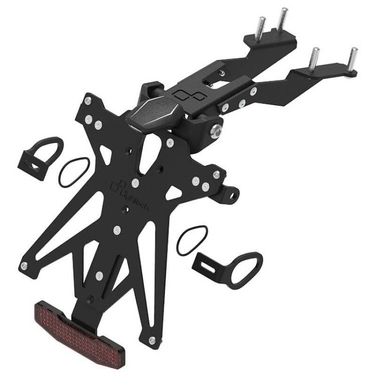 KTARYA134A1 | KIT PORTA TARGA REGOLABILE PER YAMAHA  | LIGHTECH