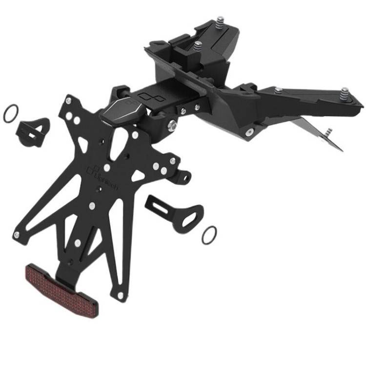 KTARHO124A1 | KIT PORTA TARGA REGOLABILE PER HONDA  | LIGHTECH