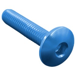 002M6015COB | VITE TESTA BOMBATA ERG. CL 002 M6 L. 15 TESTA DIAM 14 ERGAL (7075 T6) COL: COBALTO | LIGHTECH