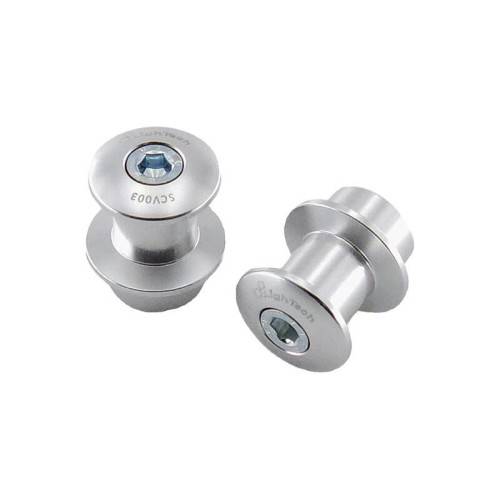 SCV003SIL | SUPPORTO PER CAVALLETTO M6 PER APRILIA, TRIUMPH, YAMAHA COL: ARGENTO | LIGHTECH