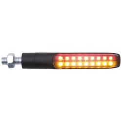 FRE938NER | FRECCE + LUCE ROSSA POSTERIORE + LUCE STOP( COPPIA INDICATORI DI DIREZIONE OMOLOGATI E....) COL: NERO | LIGHTECH