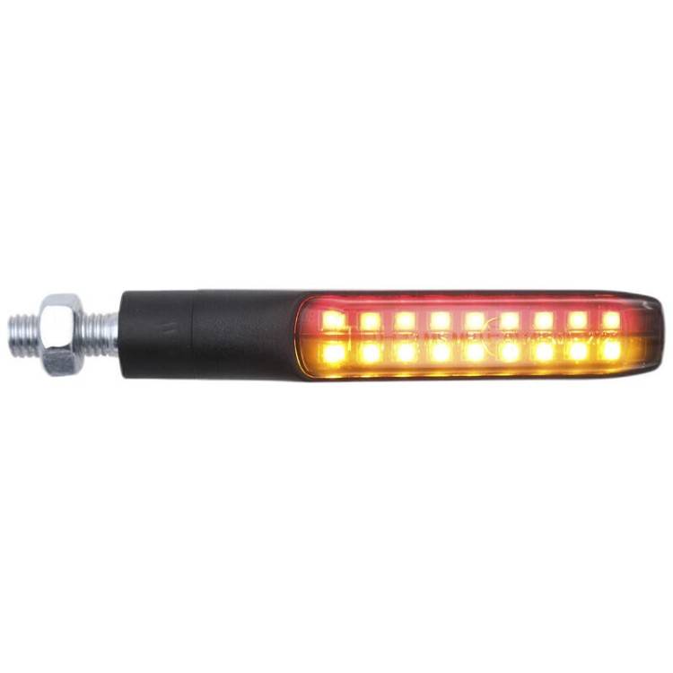 FRE938NER | FRECCE + LUCE ROSSA POSTERIORE + LUCE STOP( COPPIA INDICATORI DI DIREZIONE OMOLOGATI E....) COL: NERO | LIGHTECH