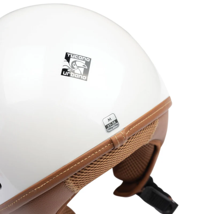 CASCO EL'JETTIN 6.0 GLOSSY PEARL WHITE | TUCANO URBANO