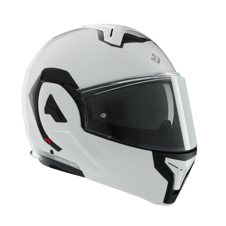 CASCO MODULARE FASTFLIP GLOSSY PEARL WHITE | TUCANO URBANO