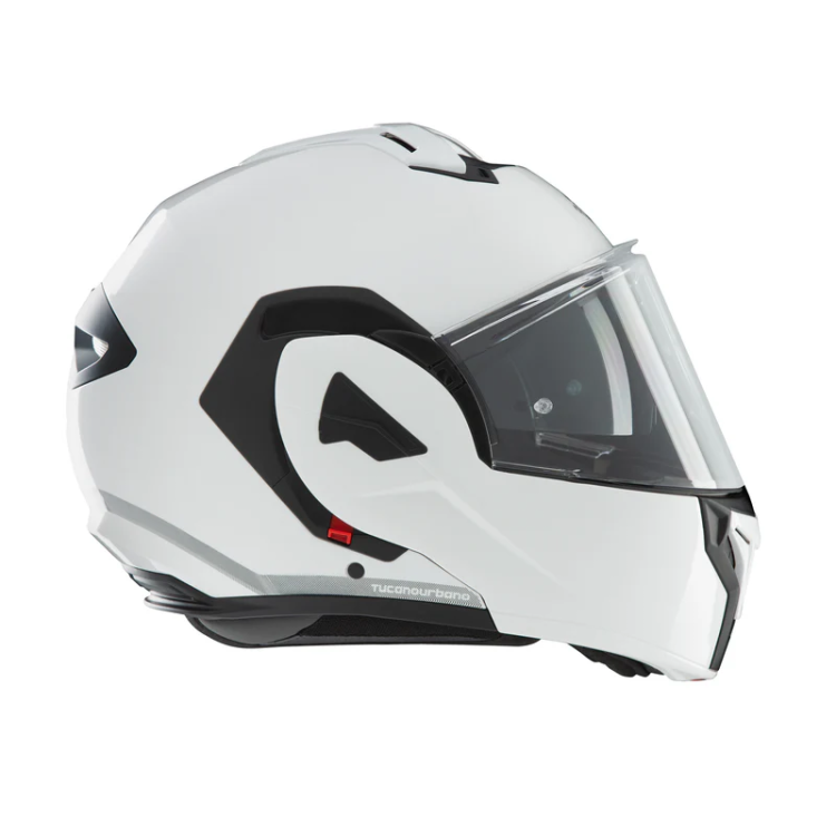 CASCO MODULARE FASTFLIP GLOSSY PEARL WHITE | TUCANO URBANO