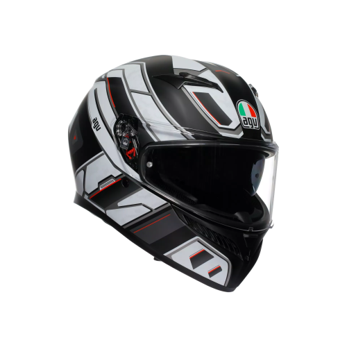 CASCO INTEGRALE K3 AGV E2206 MPLK RIVIA MATT BLACK WHITE | AGV