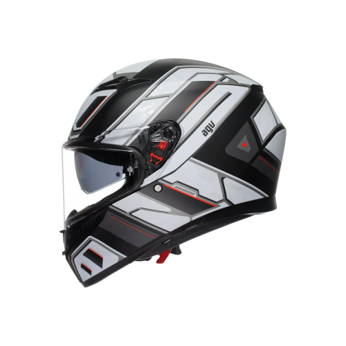 CASCO INTEGRALE K3 AGV E2206 MPLK RIVIA MATT BLACK WHITE | AGV