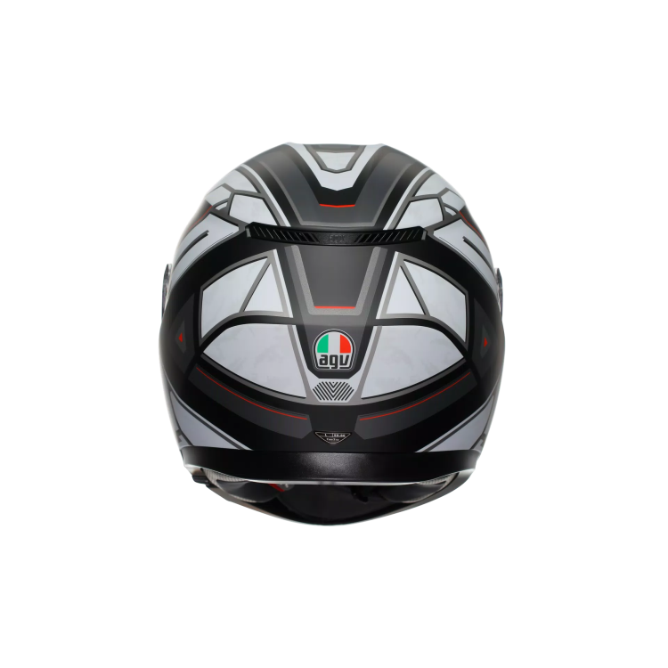 CASCO INTEGRALE K3 AGV E2206 MPLK RIVIA MATT BLACK WHITE | AGV