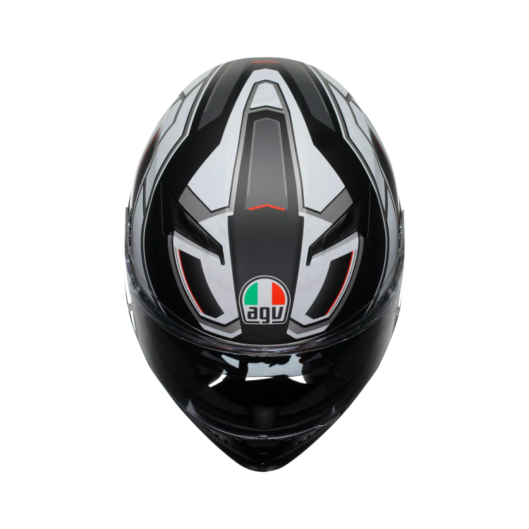 CASCO INTEGRALE K3 AGV E2206 MPLK RIVIA MATT BLACK WHITE | AGV