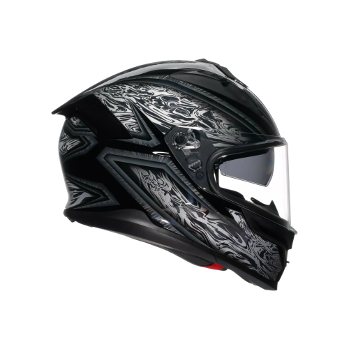 CASCO INTEGRALE K7 AGV E2206 MPLK DAMASCUS BLACK SILVER | AGV